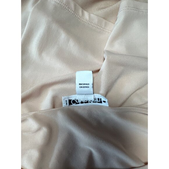 Calvin Klein Womens Short Sleeve Blouse With Layered Hem & Metal Logo Size M - Picture 7 of 10